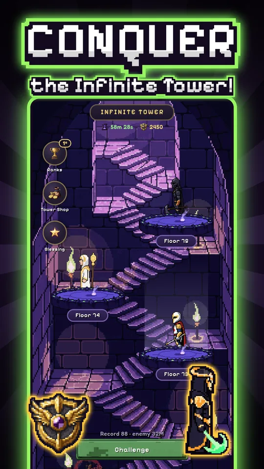 Screenshot: The Infinite Tower