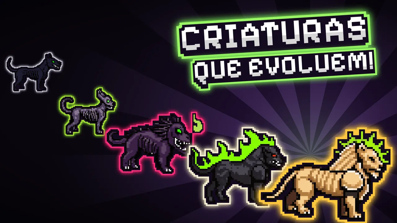 As 5 formas do cão da morte, da menor à maior.